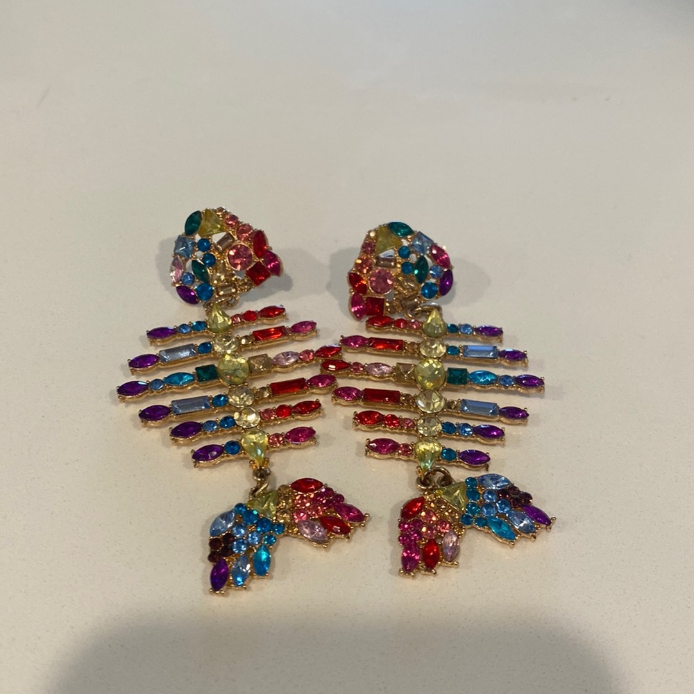 Baubkebar Rainbow Fish Earrings